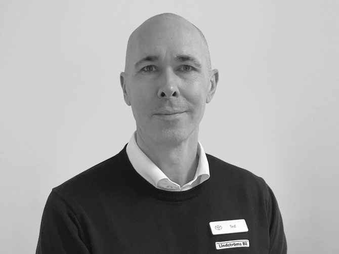 Ted Boberg är produktexpert på Lindströms Bil i Jönköping.